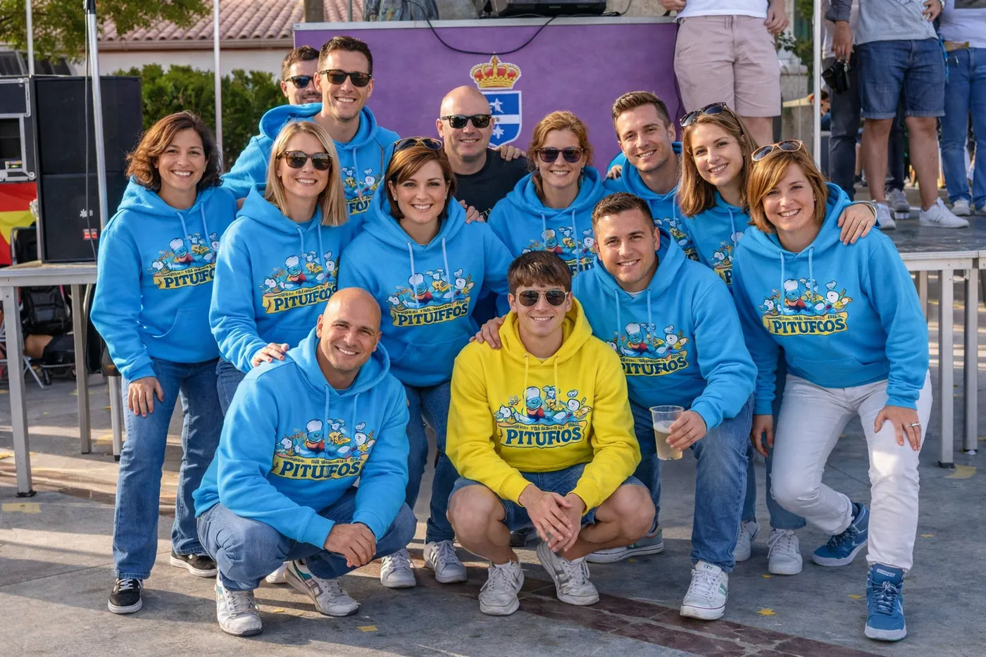 Sudaderas para peñas personalizadas